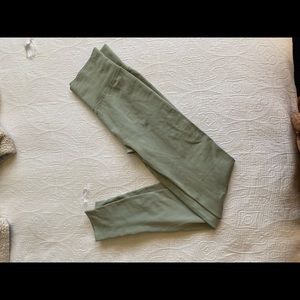 Sage green leggings size medium